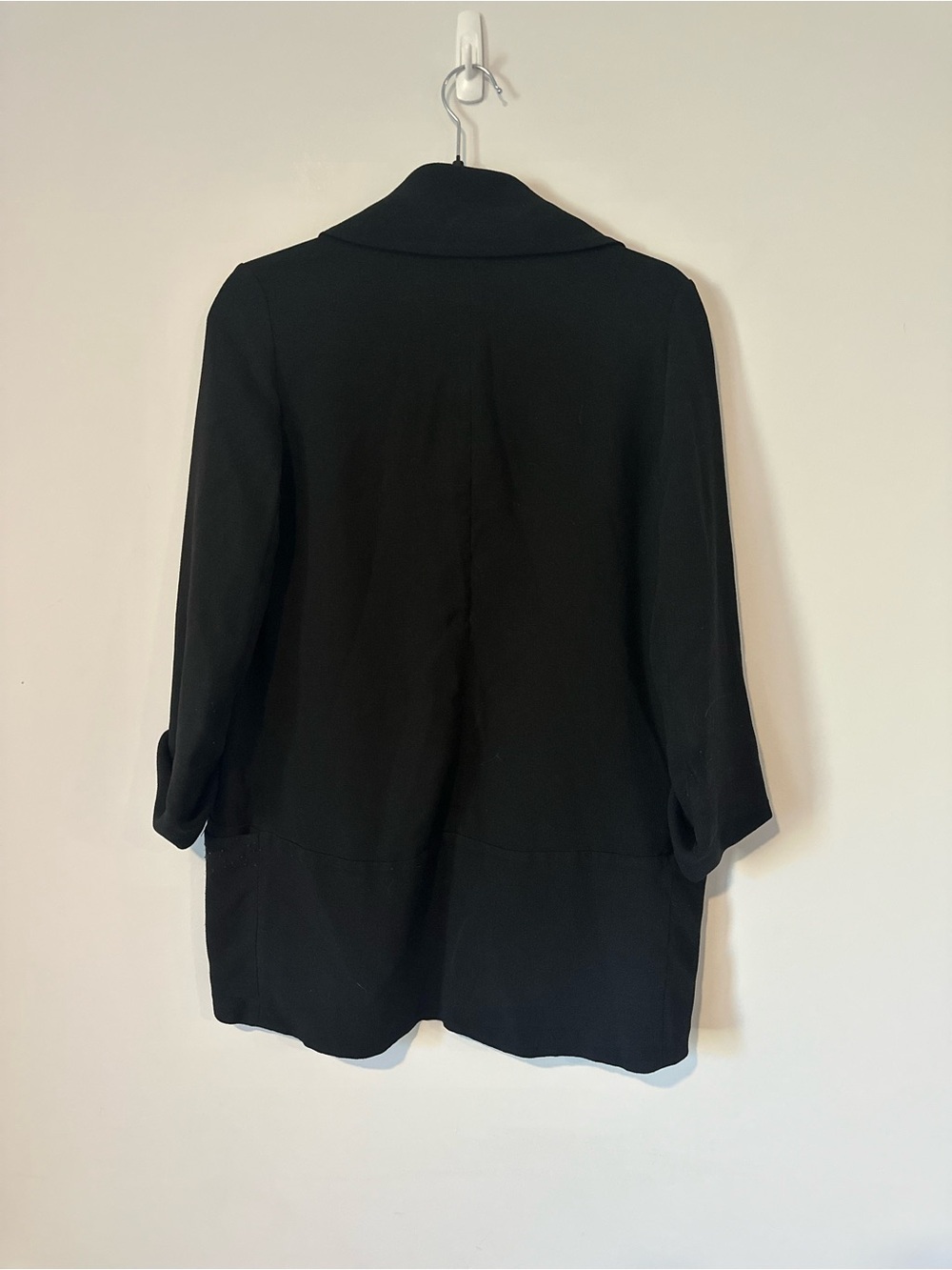Wilfred Black Silk Tailored Blazer Jacket Size 2 Made with Japanese Fabric - Picture 6 of 11